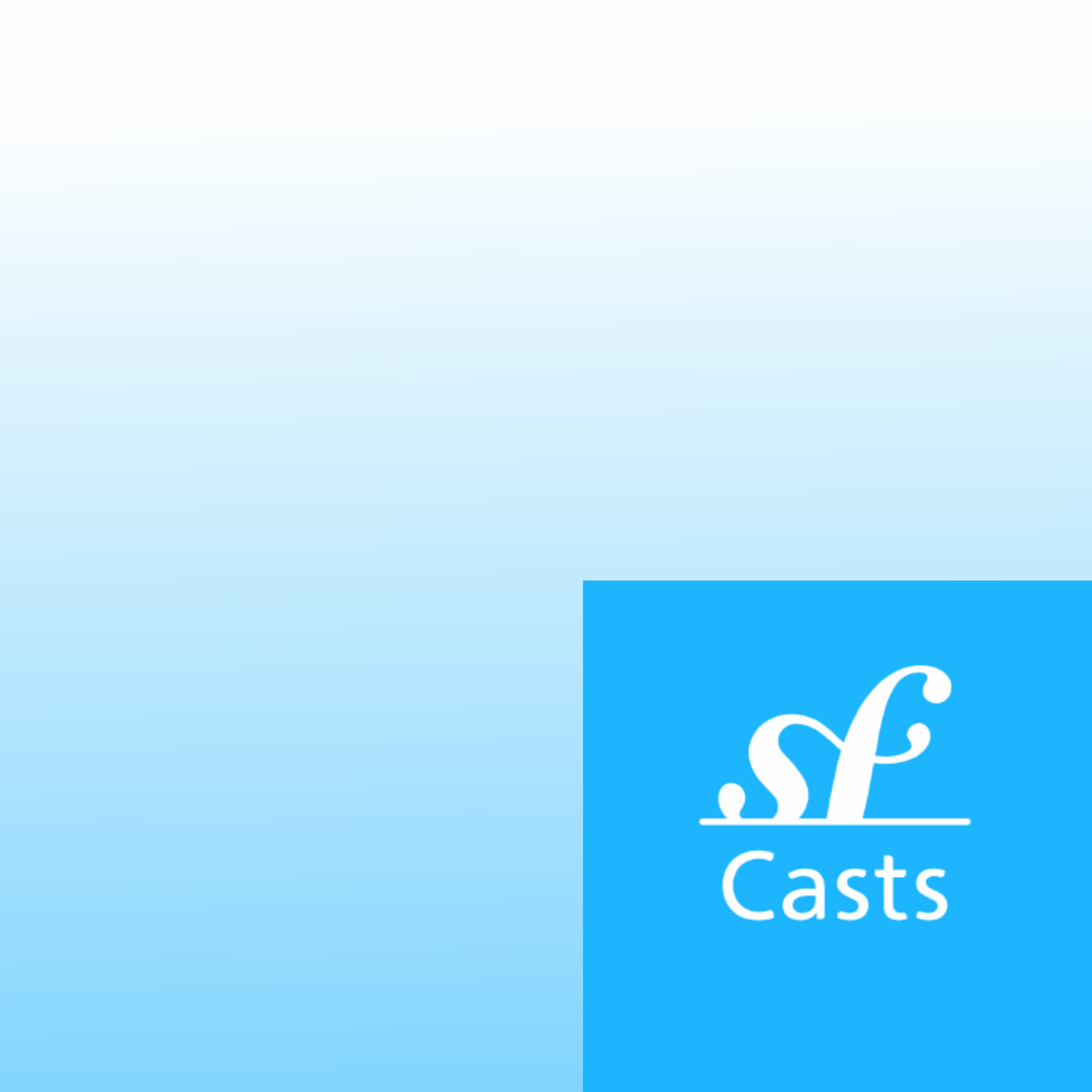 Light blue gradient background with the SymfonyCasts logo