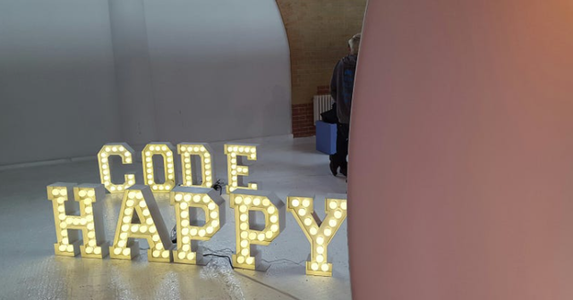 Code happy in lights