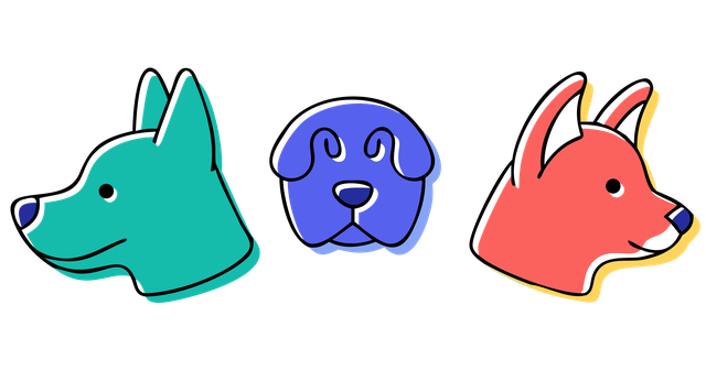 3 dog heads