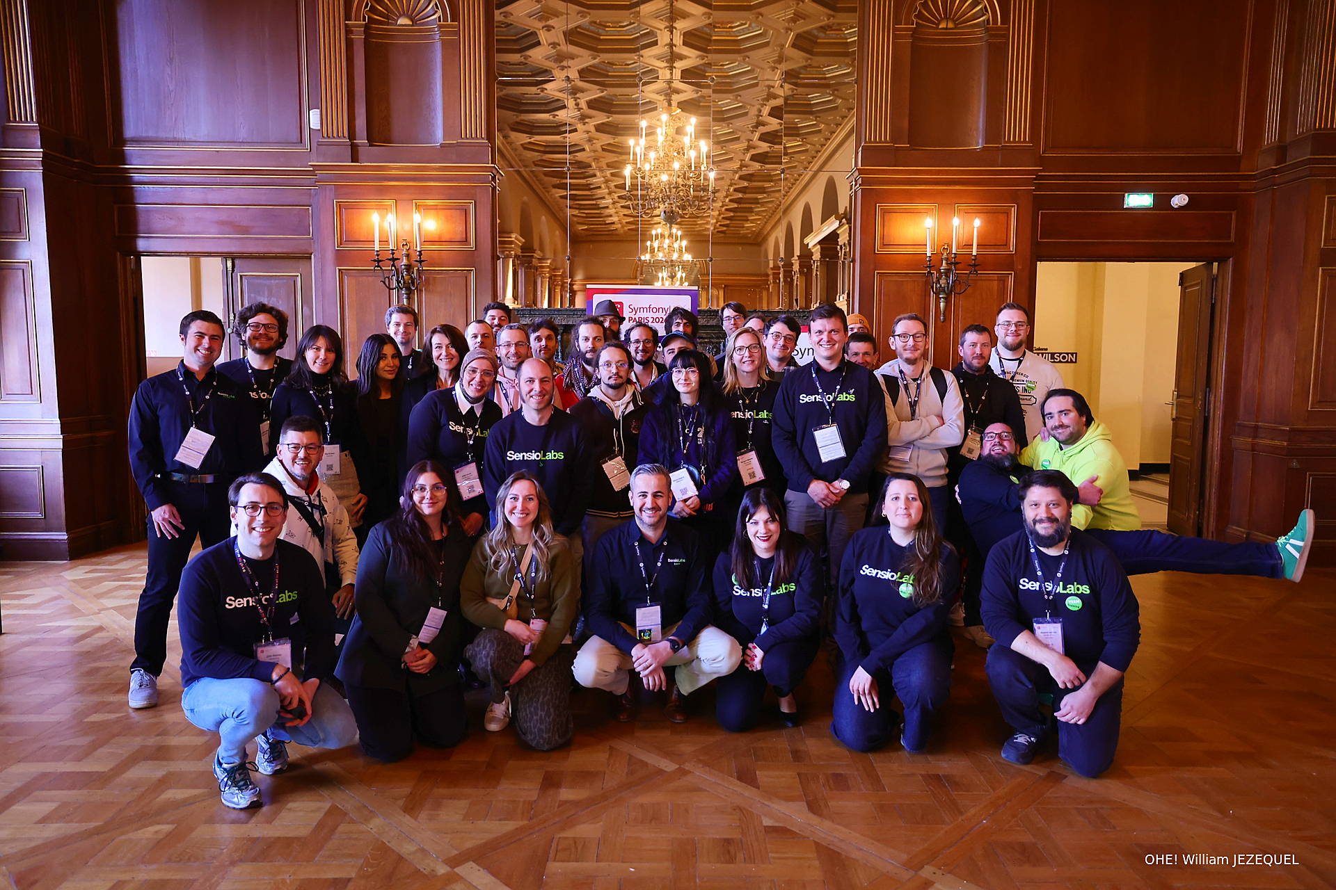 SensioLabs team as a group at SymfonyLive Paris 2026
