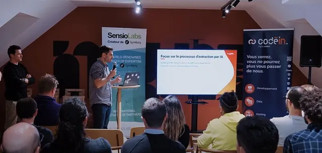 Photo speaker meetup AI Symfony