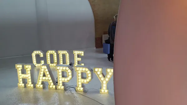 Code happy in lights